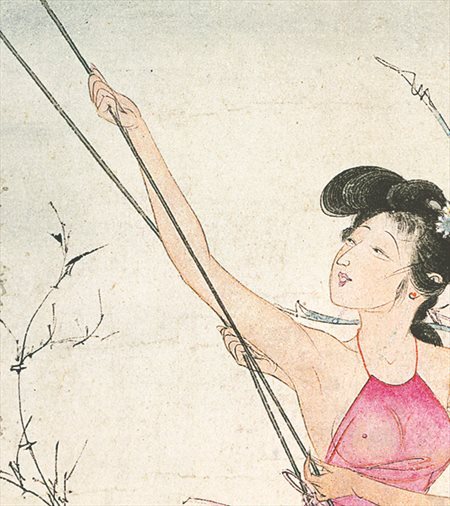 措勤县-胡也佛的仕女画和最知名的金瓶梅秘戏图